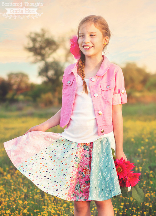 Fat Quarter Circle Skirt Pattern