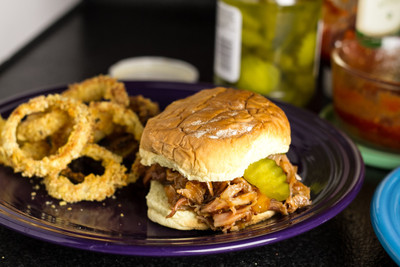 Pulled Pork with Peach BBQ Sauce Recipe