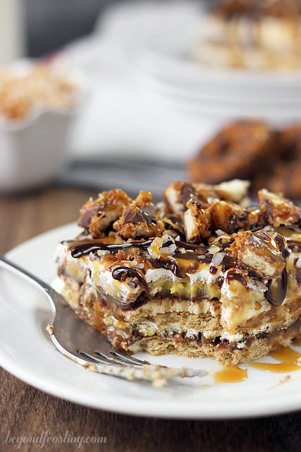 Samoa Icebox Cake