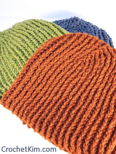 Mens Crochet Beanie