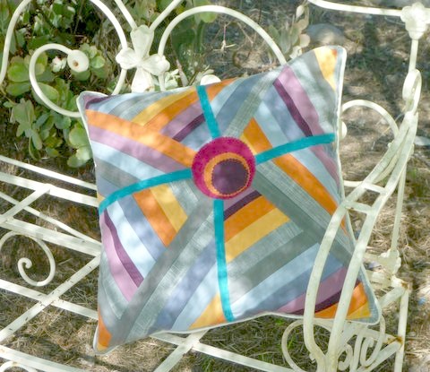 Refracted Light Quilted Pillow
