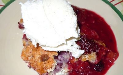 Mixed Berry Cobbler Dump Cake Delight