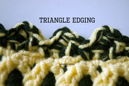 Triangle Crochet Edging