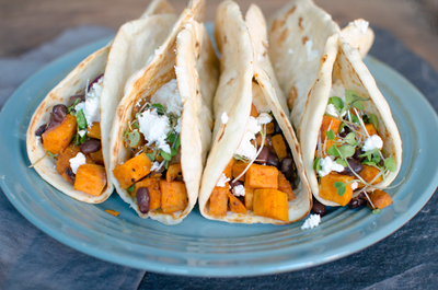 Sweet Potato and Black Bean Tacos