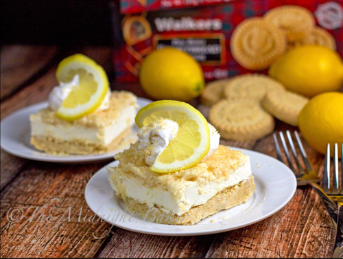 No-Bake Lemon Shortbread Cheesecake