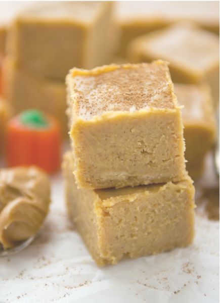 Peanut Butter Pumpkin Fudge