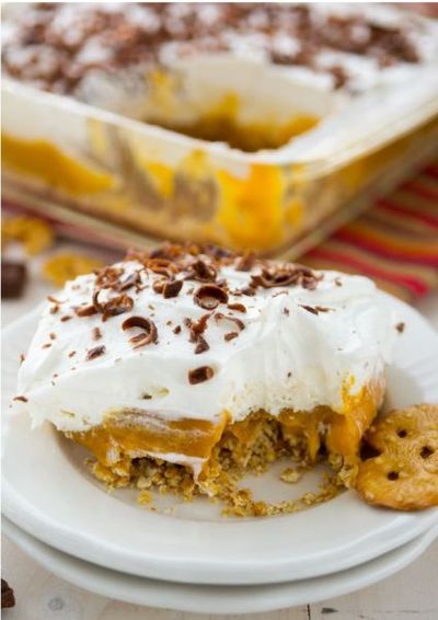 No Bake Pumpkin Lush