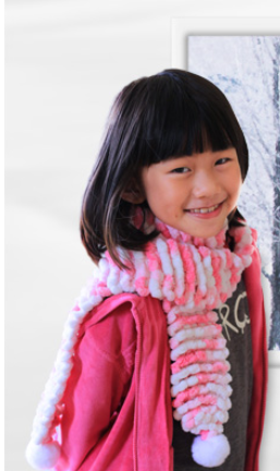 Pom Pom Kids' Scarf