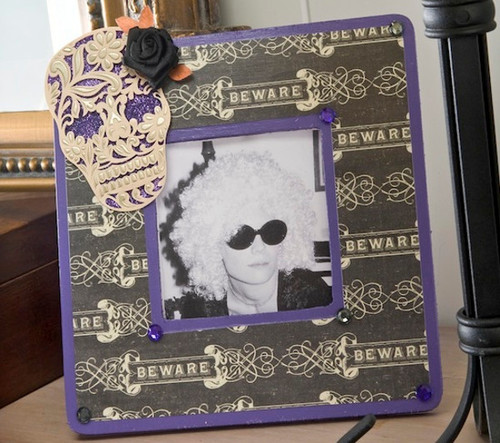 Funky DIY Halloween Picture Frame