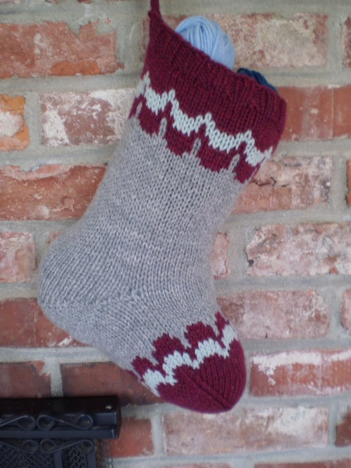 Scalloped Christmas Stocking Pattern