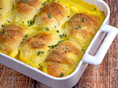 Chicken Bake with Crescent Rolls