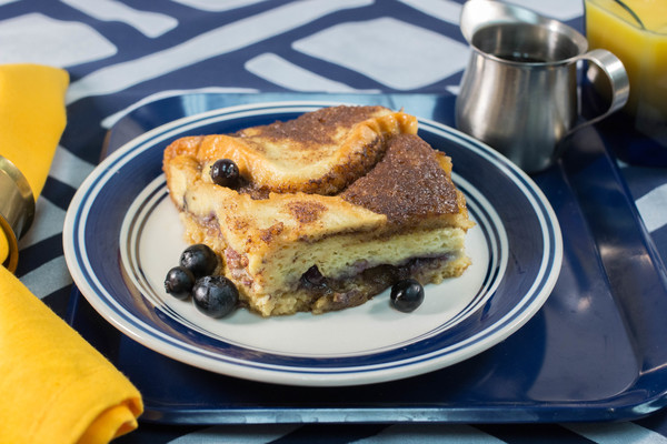 Slow Cooker Blueberry Overnight French Toast
