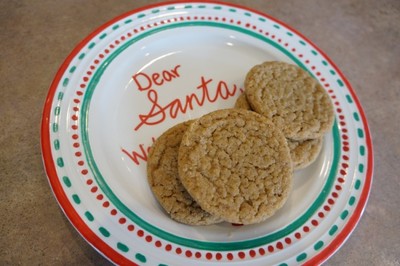 Homemade Cookie Plate for Santa
