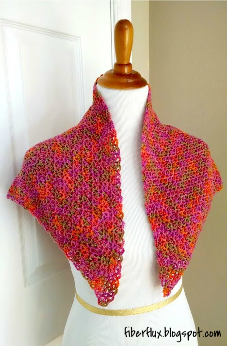 Flower Garden Crochet Shawl