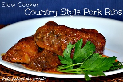 Slow Cooker Country Style Pork Ribs