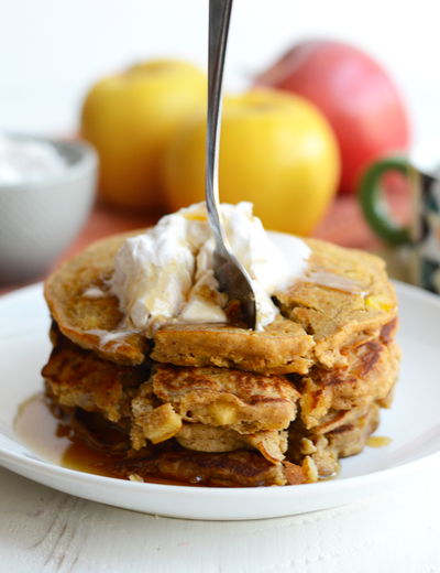 Gluten-Free Apple Cinnamon Pancakes