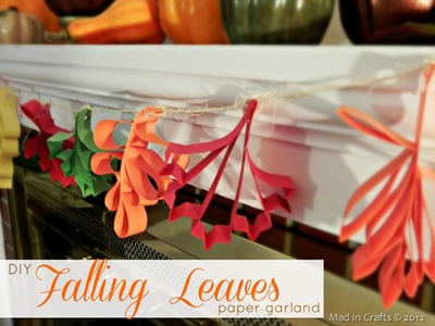 Fall Leaves Paper Garland