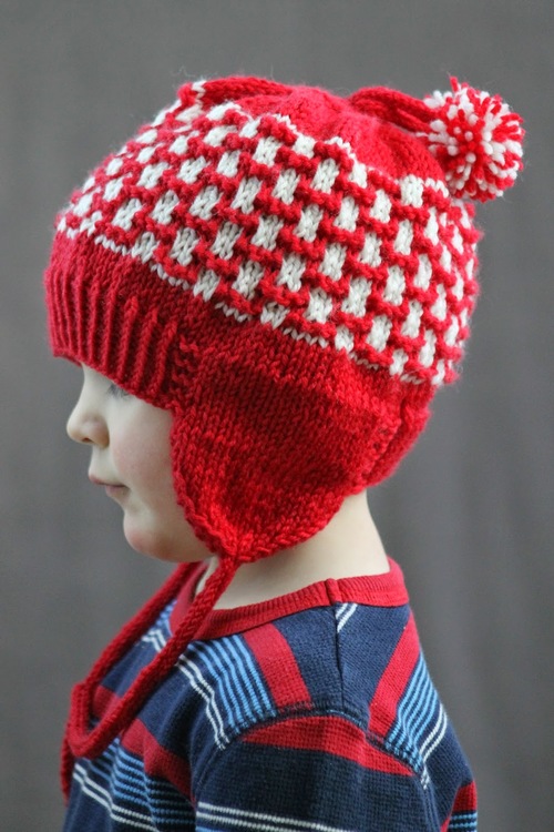 Pom-Pom Earflap Hat