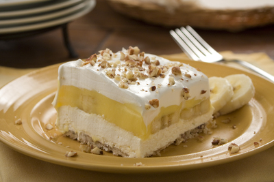 Bananas 'n' Cream Squares