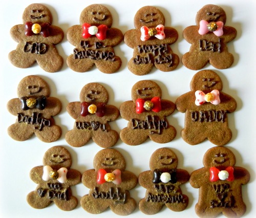 Fathers Day Gingerbread Men