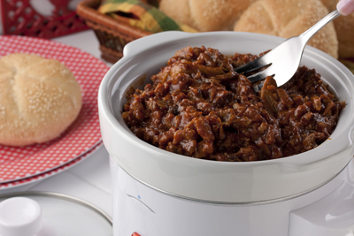 Slow Cooker Barbecue Sandwiches