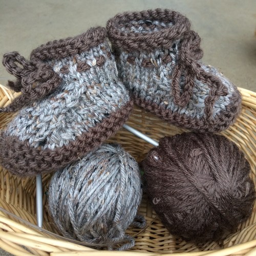 Worsted Weight Baby Booties