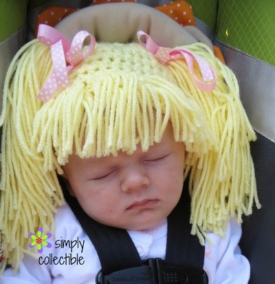Crochet Baby Wig Hat