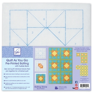 Quilt As You Go Pre-Printed Batting