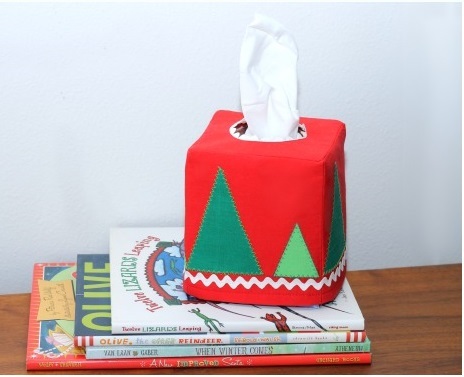 Christmas Tree Tissue Box Cover