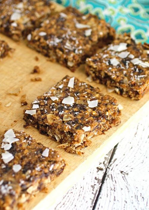 Chewy Coconut and Dried Fruit Bars