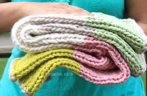 10 Day Quick Knit Baby Blanket Allfreeknitting Com