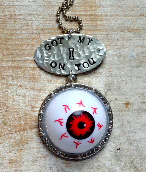 Eerie DIY Eyeball Necklace