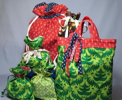 Reuseable Fabric Gift Bags