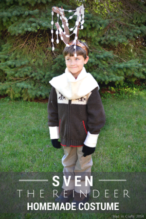 Homemade Sven the Reindeer Costume