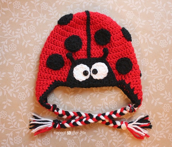 Crochet Ladybug Hat