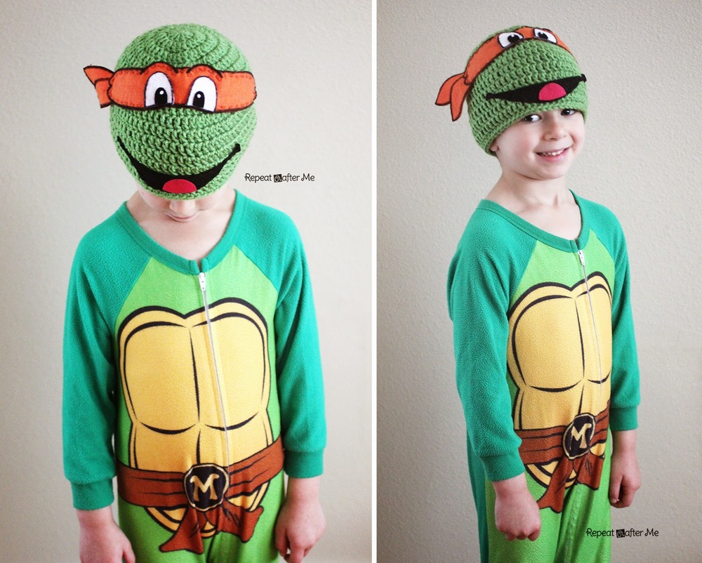 ninja turtle mask crochet pattern