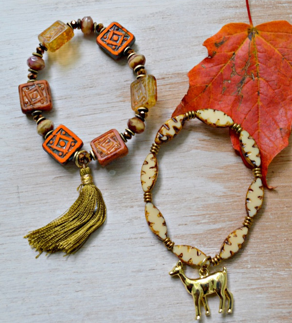 Rustic DIY Statement Bracelets