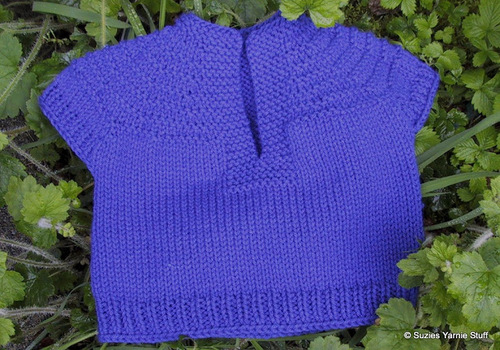 Toddler Short Sleeve Knit Pullover