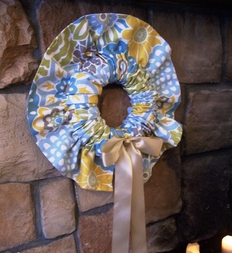 Slipcover Wreath Pattern