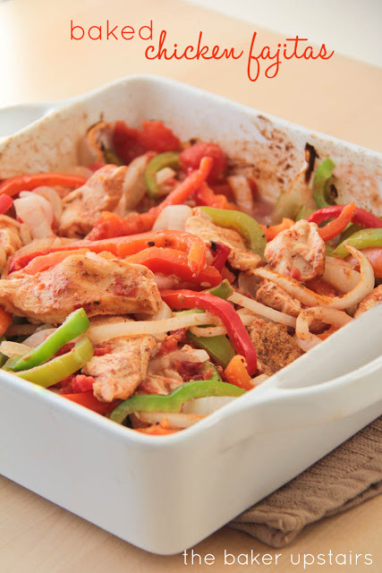 Baked Chicken Fajitas