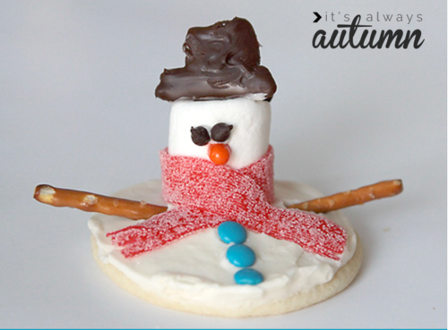 Do You Wanna Build a Snowman Sugar Cookies