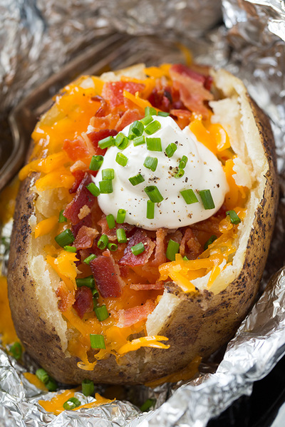 The Best Baked Potato | AllFreeSlowCookerRecipes.com