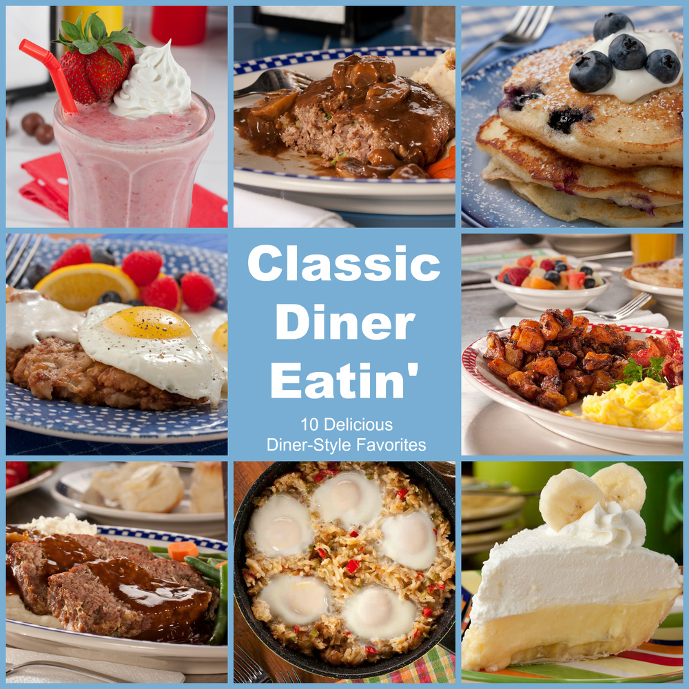 Classic Diner Eatin': 10 Delicious Favorites | MrFood.com
