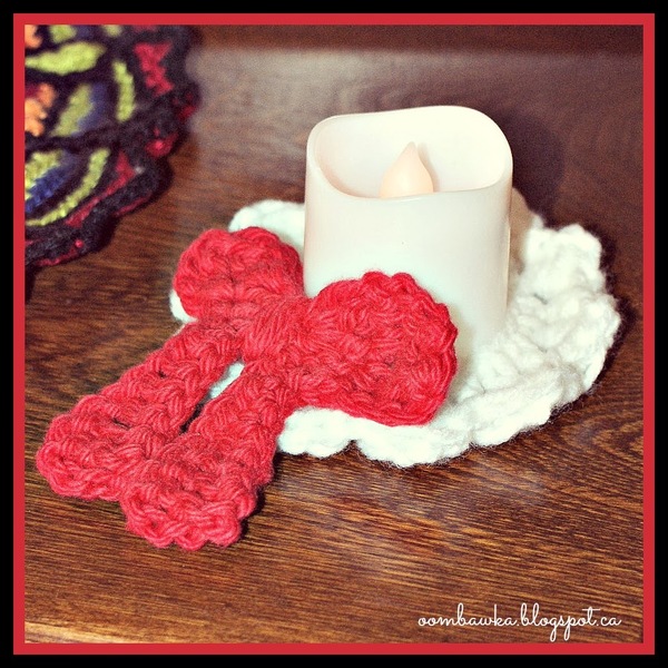 Crochet Candle Holder