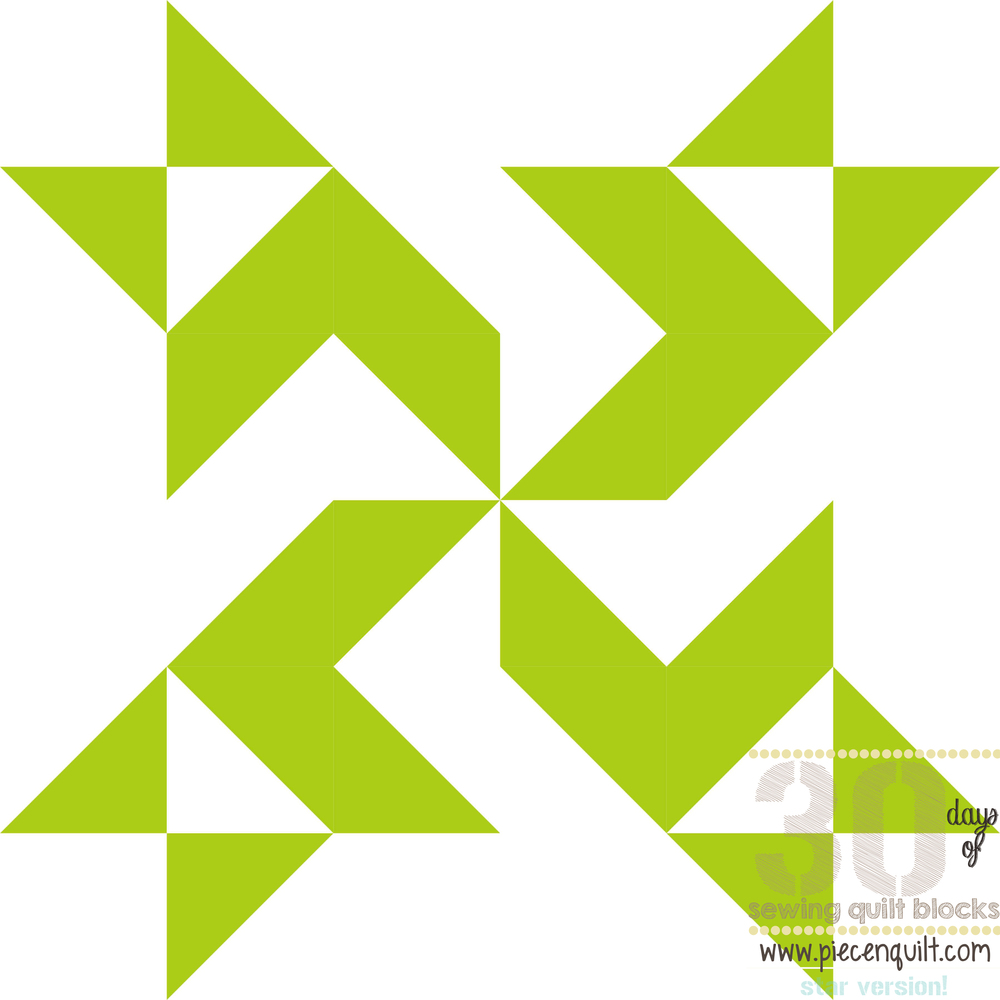 Rolling Pinwheel Star Quilt Block_ExtraLarge1000_ID 1024439