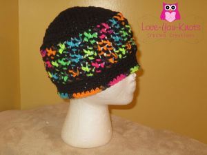 Bright Stripes Crochet Beanie Pattern