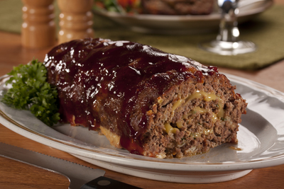 BBQ Cheddar Meatloaf