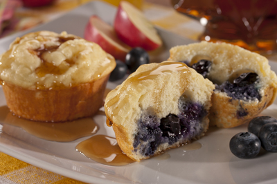 Fruity Pancake Muffins