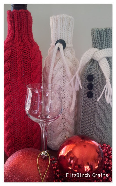 Christmas Cheer Wine Cozies