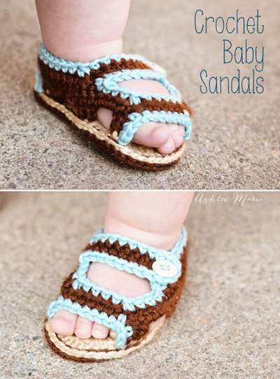 Crochet Summer Baby Sandals